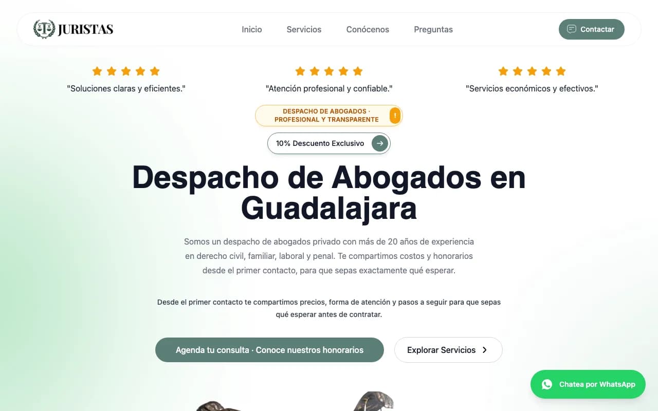 Sitio de Despacho Juristas