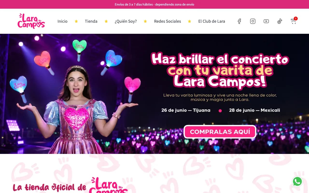 Sitio de Lara Campos